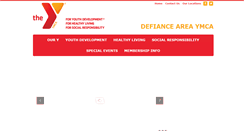 Desktop Screenshot of defianceymca.org